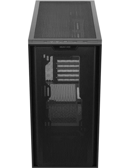 Asus A21 Torre Micro-ATX USB 3.2 con Ventana Negro