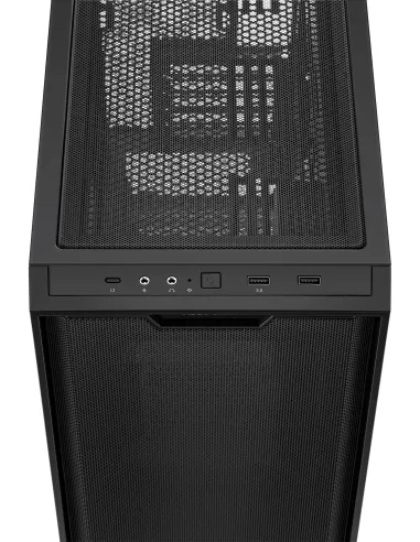 Asus A21 Torre Micro-ATX USB 3.2 con Ventana Negro