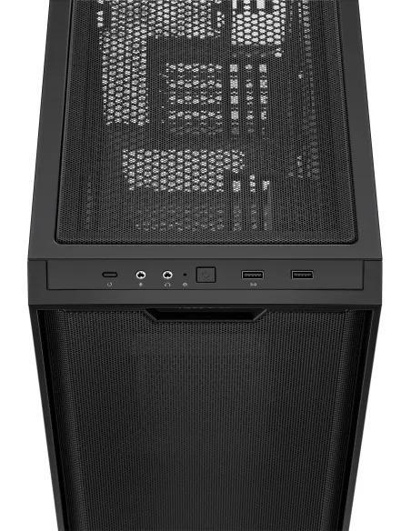 Asus A21 Torre Micro-ATX USB 3.2 con Ventana Negro