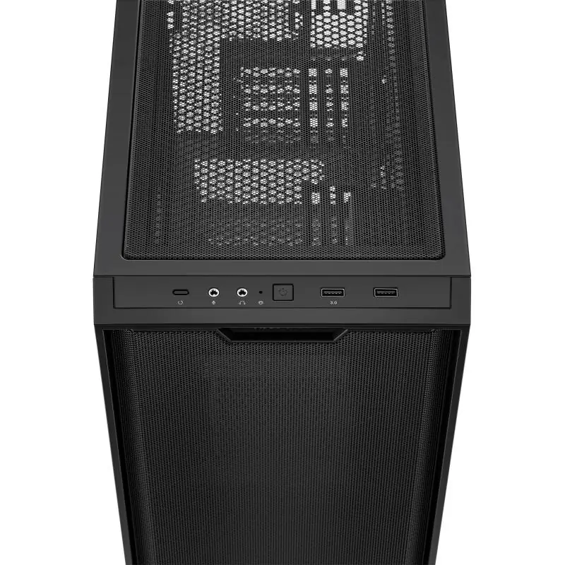 Asus A21 Torre Micro-ATX USB 3.2 con Ventana Negro