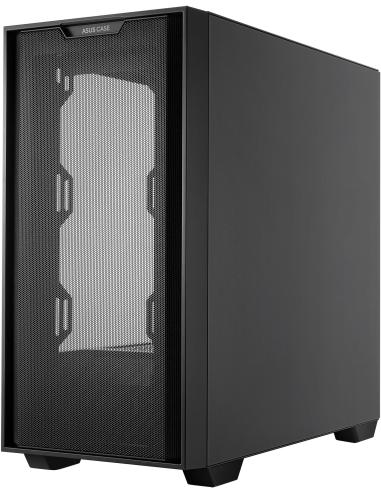 Asus A21 Torre Micro-ATX USB 3.2 con Ventana Negro