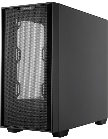 Asus A21 Torre Micro-ATX USB 3.2 con Ventana Negro