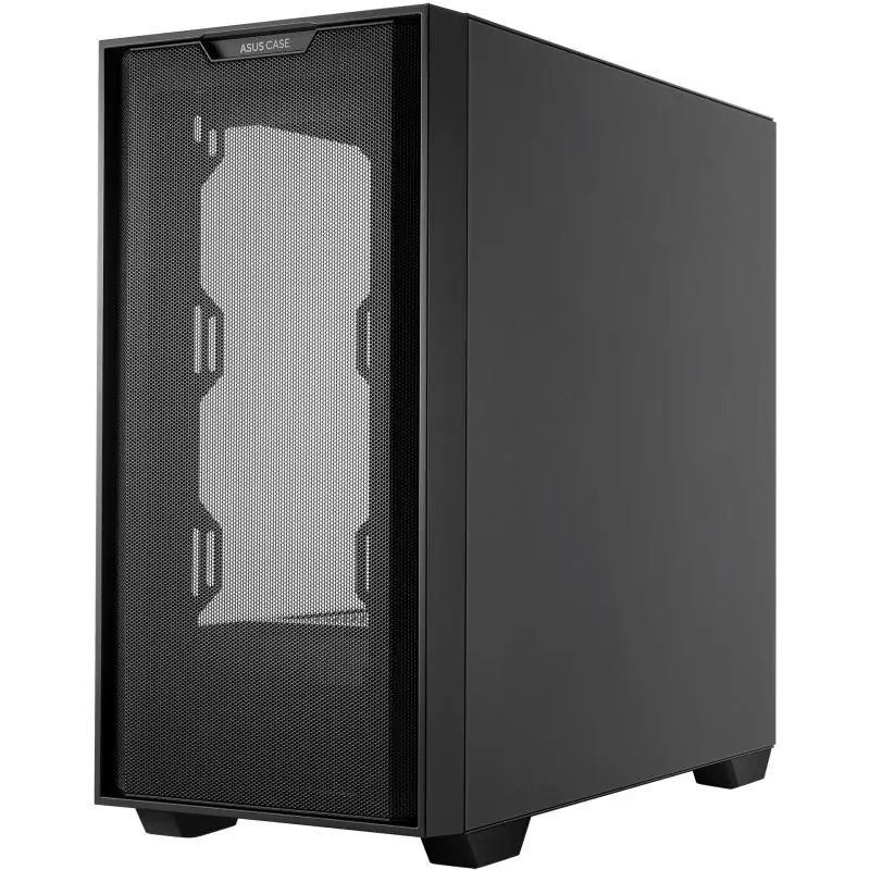 Asus A21 Torre Micro-ATX USB 3.2 con Ventana Negro