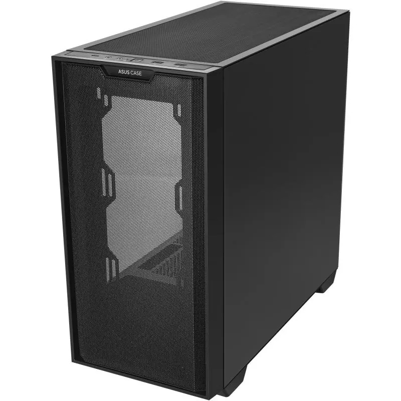 Asus A21 Torre Micro-ATX USB 3.2 con Ventana Negro