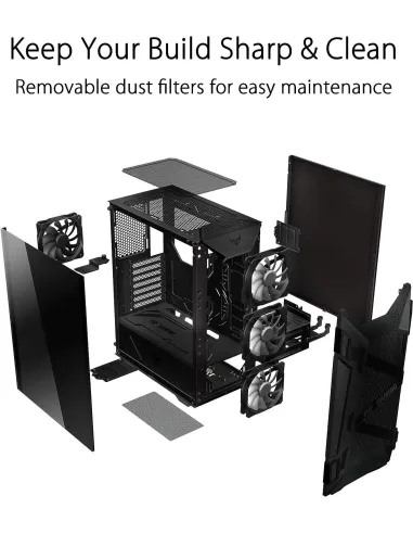 Asus TUF Gaming GT301 Cristal Templado USB 3.2