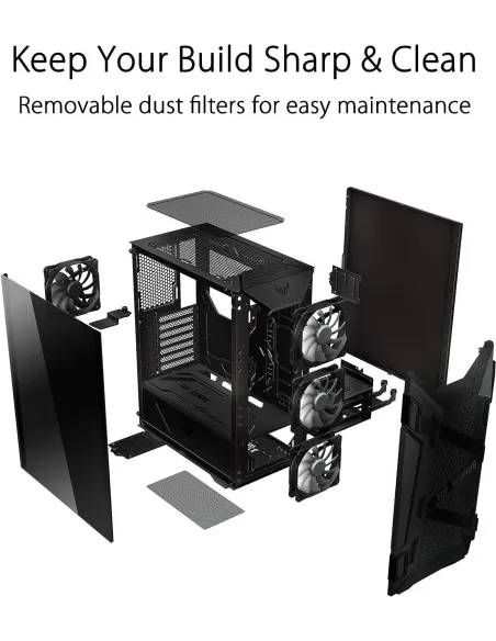 Asus TUF Gaming GT301 Cristal Templado USB 3.2