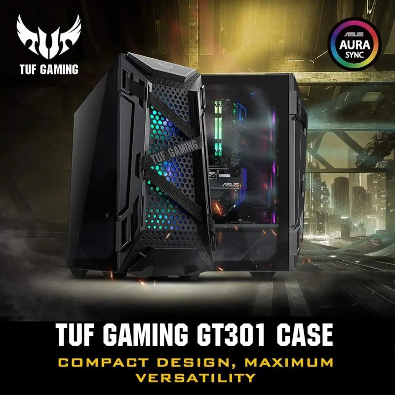 Asus TUF Gaming GT301 Cristal Templado USB 3.2