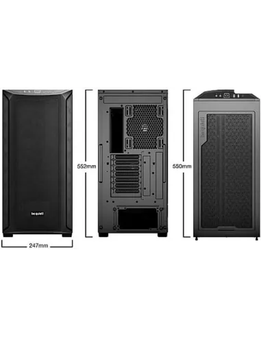 Be Quiet! BGW60 Shadow Base 800 Torre ATX Cristal Templado USB 3.2 Negra