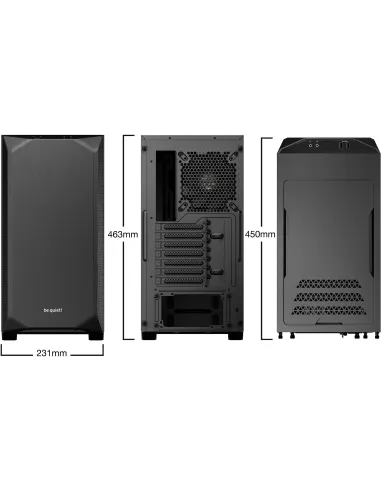 Be Quiet! Pure Base 500 Mid Tower USB 3.0 Negra