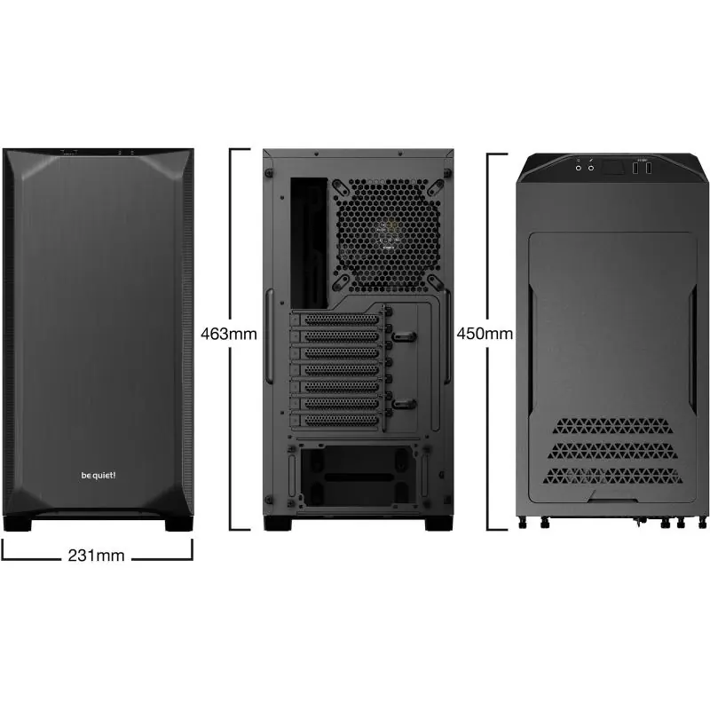 Be Quiet! Pure Base 500 Mid Tower USB 3.0 Negra