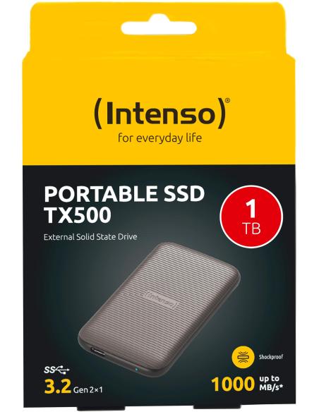 Intenso External SSD TX500 1TB USB-C 3.2 Gen 2