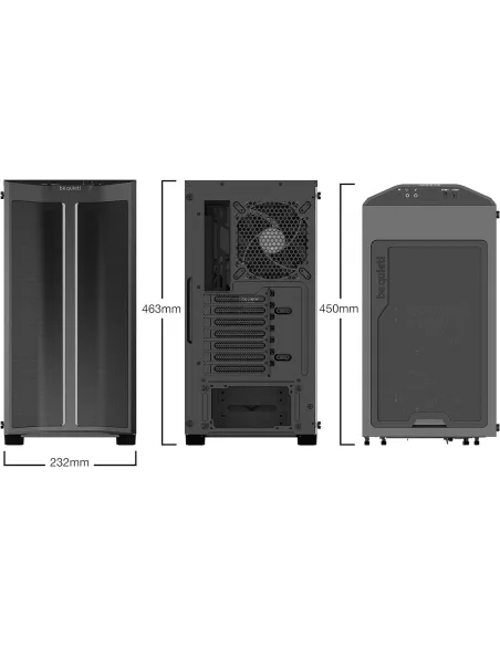 Be Quiet! PURE BASE 500DX Cristal Templado USB 3.0 Negra