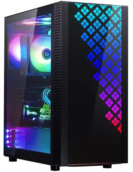 BitFenix Dawn TG Cristal Templado USB 3.0 ARGB Negro