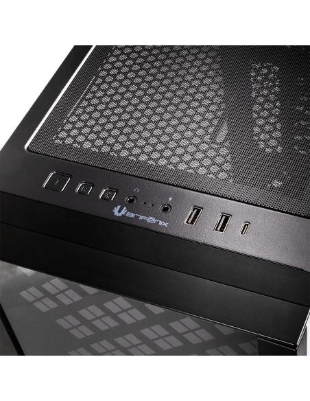 BitFenix Dawn TG Cristal Templado USB 3.0 ARGB Negro