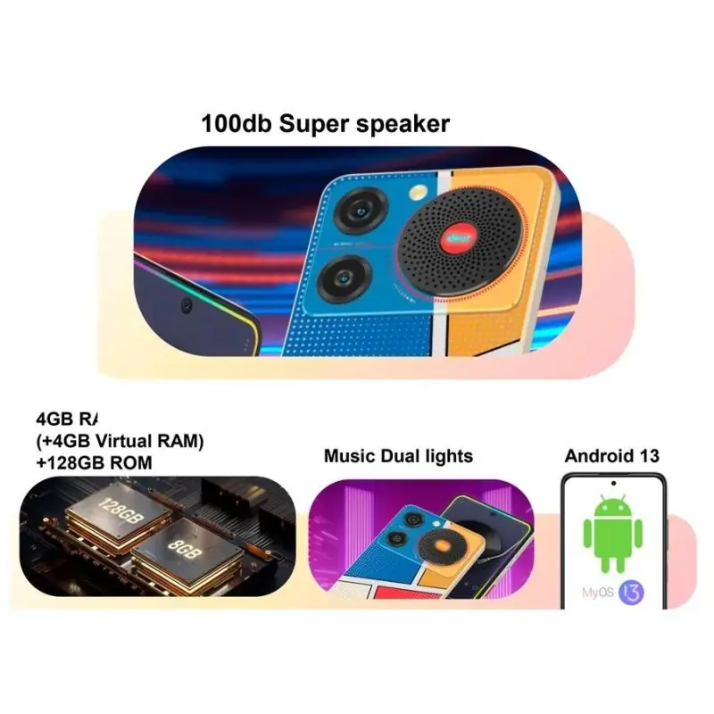 ZTE Nubia Music 4/128GB Pop Art