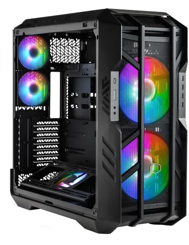 Cooler Master HAF 700 The Berserker Cristal Templado Full Tower USB 3.2 Gris Titanio