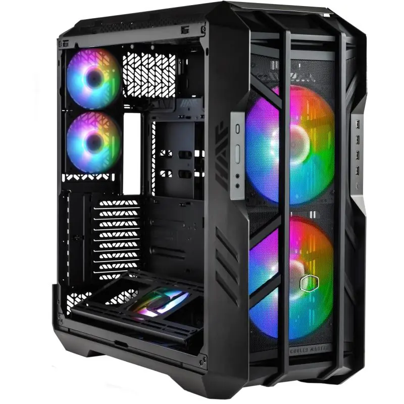 Cooler Master HAF 700 The Berserker Cristal Templado Full Tower USB 3.2 Gris Titanio