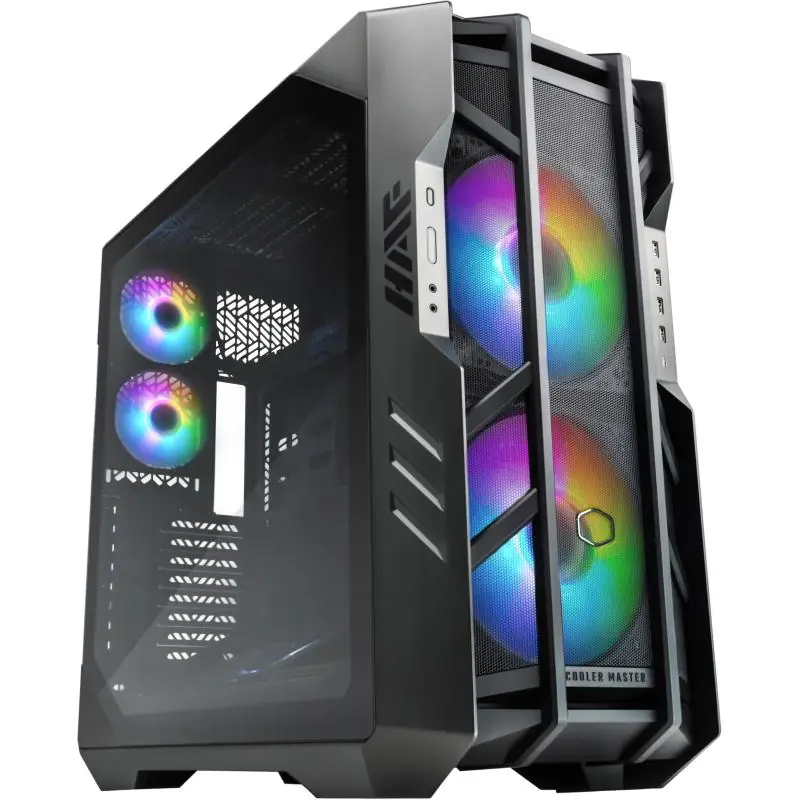 Cooler Master HAF 700 The Berserker Cristal Templado Full Tower USB 3.2 Gris Titanio