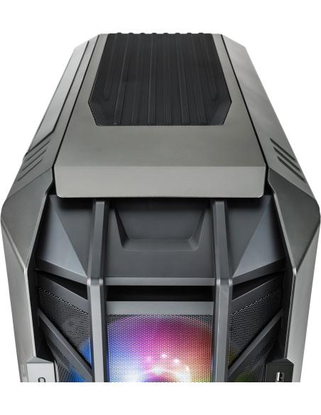 Cooler Master HAF 700 The Berserker Cristal Templado Full Tower USB 3.2 Gris Titanio