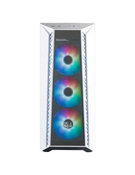 Cooler Master MasterBox MB520 Mesh Midi Tower ARGB Cristal Templado USB-C/3.2 Blanca