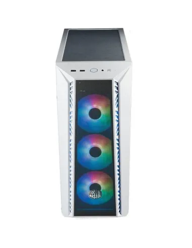 Cooler Master MasterBox MB520 Mesh Midi Tower ARGB Cristal Templado USB-C/3.2 Blanca