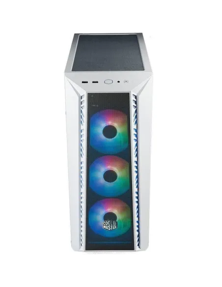 Cooler Master MasterBox MB520 Mesh Midi Tower ARGB Cristal Templado USB-C/3.2 Blanca