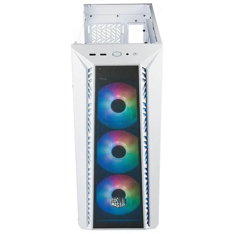 Cooler Master MasterBox MB520 Mesh Midi Tower ARGB Cristal Templado USB-C/3.2 Blanca