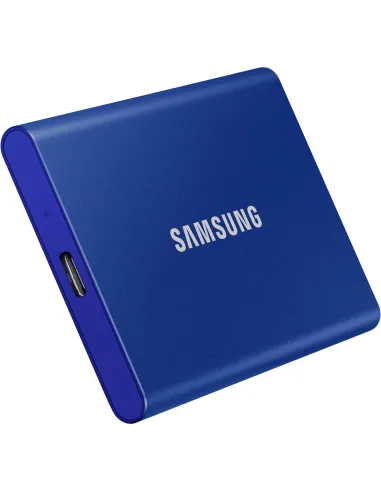 Samsung T7 Disco Duro SSD PCIe NVMe USB 3.2 1TB Azul