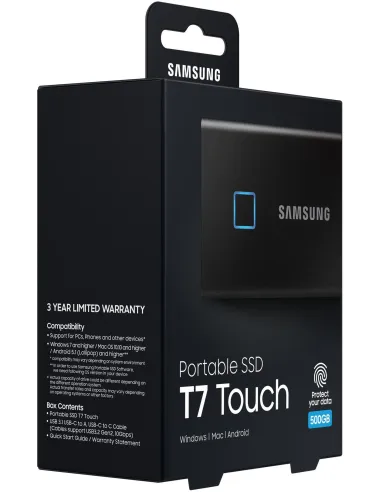 Samsung T7 Touch SSD 500GB Disco USB Externo