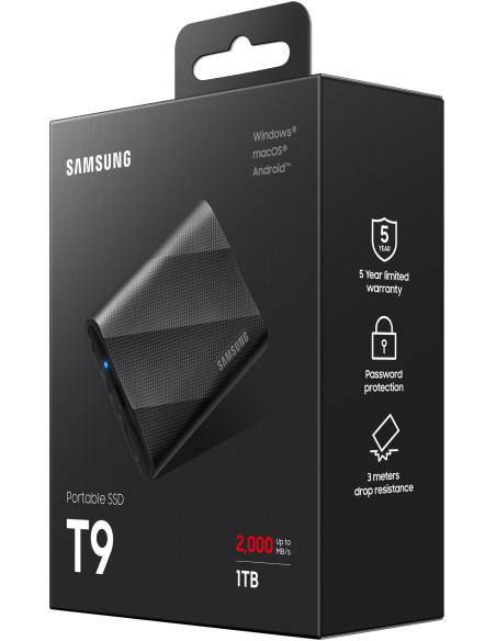 Samsung T9 MU-PG1T0B 1TB USB-C 3.2 Gen 2x2