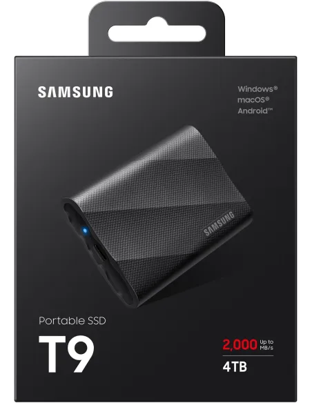 Samsung T9 MU-PG4T0B 4TB USB-C 3.2 Gen 2x2