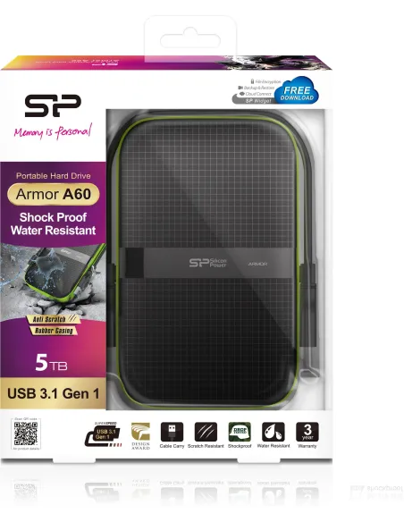 Silicon Power Armor A60 2.5" 5TB USB 3.1