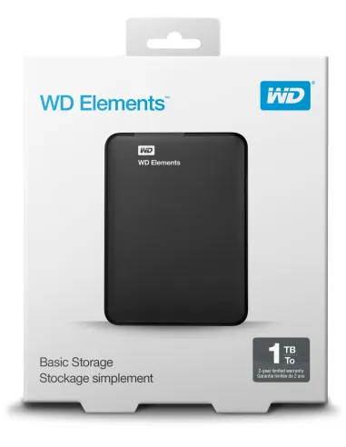 WD Elements HDD 2.5" 1TB USB 3.0 Negro