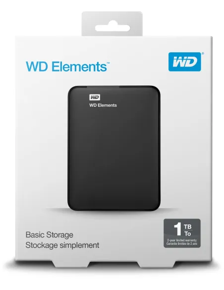 WD Elements HDD 2.5" 1TB USB 3.0 Negro