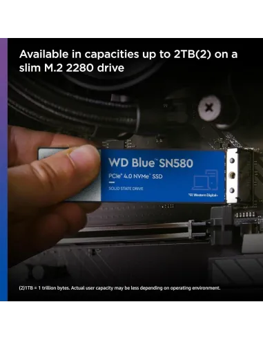 Western Digital Blue SN580 500GB SSD M.2 PCIe 4.0 NVMe