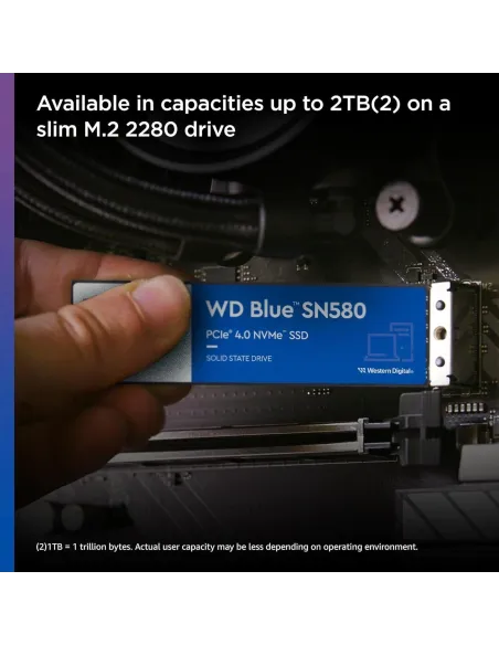 Western Digital Blue SN580 500GB SSD M.2 PCIe 4.0 NVMe