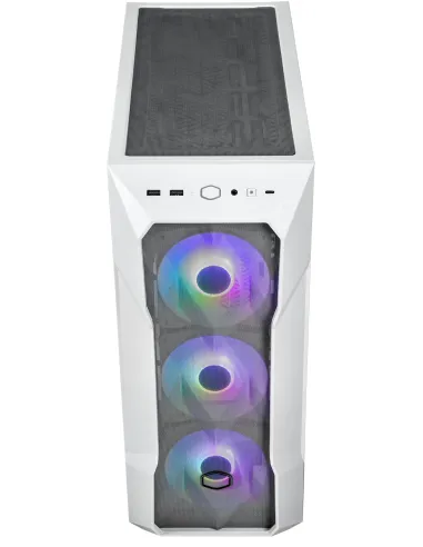 Cooler Master TD500 Mesh V2 ARGB Cristal Templado USB 3.2 Blanca