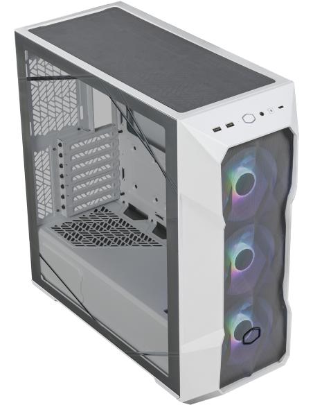 Cooler Master TD500 Mesh V2 ARGB Cristal Templado USB 3.2 Blanca