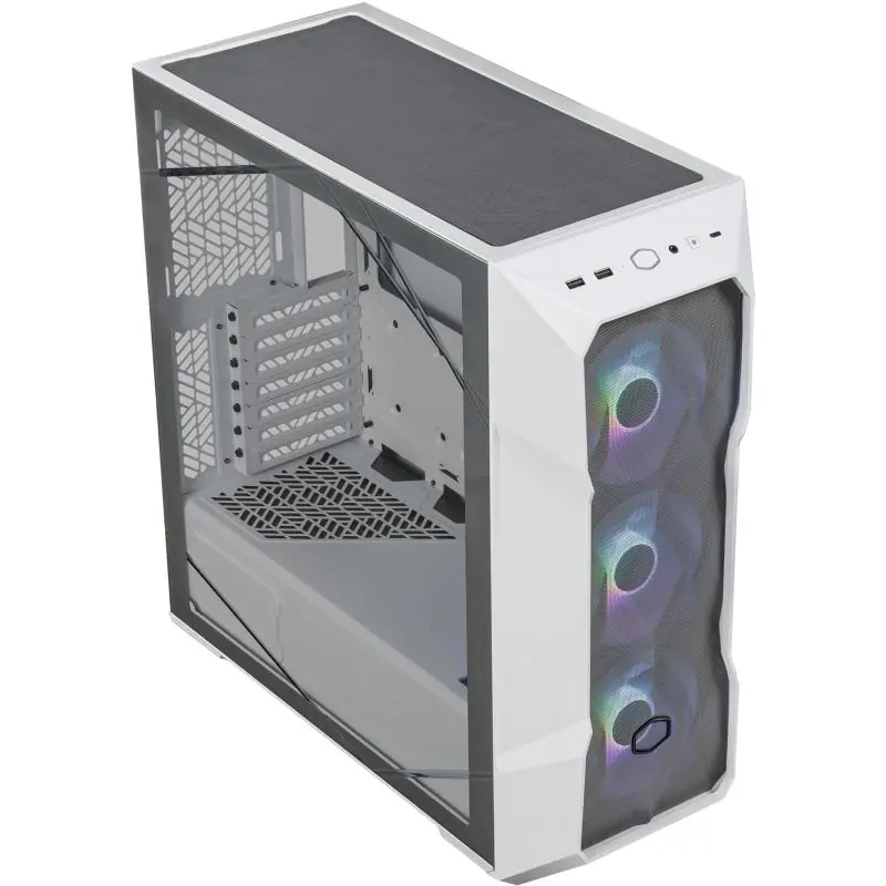 Cooler Master TD500 Mesh V2 ARGB Cristal Templado USB 3.2 Blanca