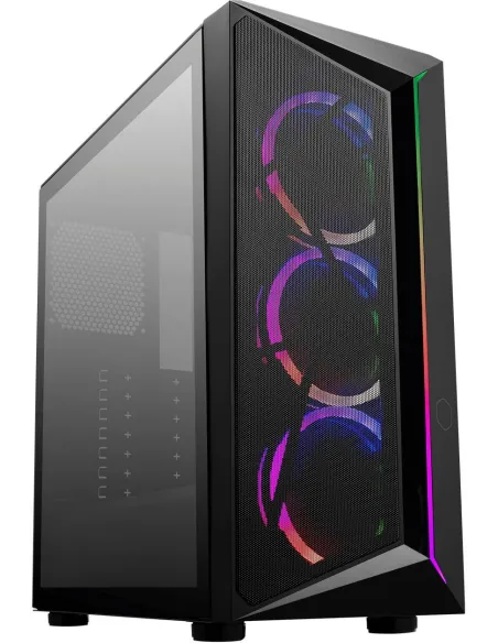 CoolerMaster CMP 510 Cristal Templado USB 3.2 Negra