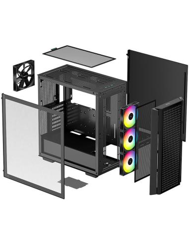 DeepCool CG540 Cristal Templado USB 3.0 ARGB Negra