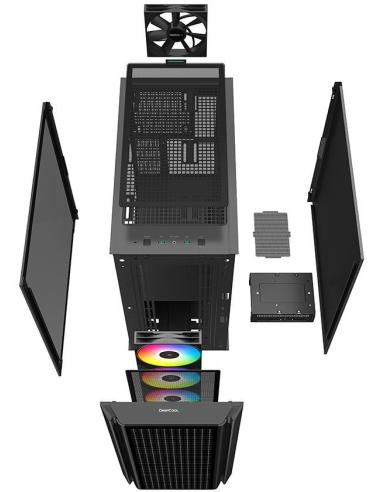 DeepCool CG540 Cristal Templado USB 3.0 ARGB Negra