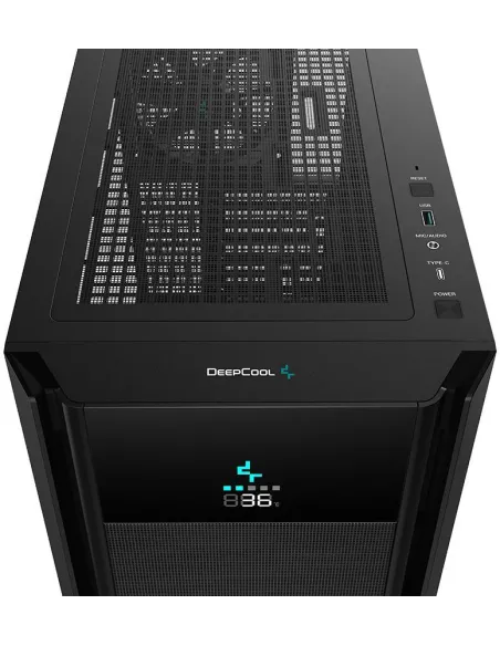 DeepCool CH510 Mesh Digital Mid Tower Cristal Templado USB 3.2 Negra