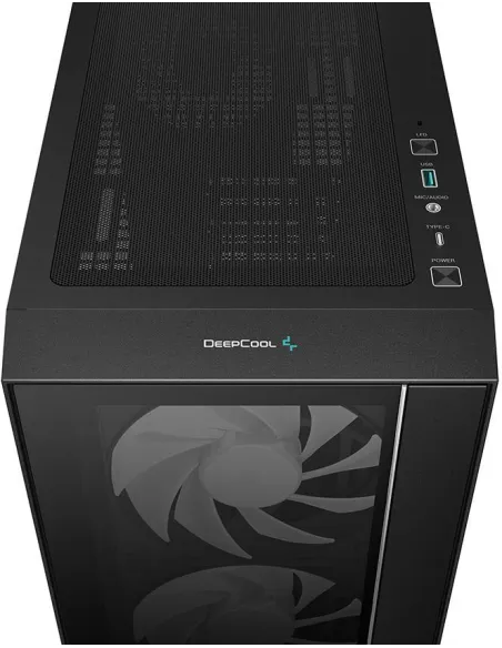 DeepCool Matrexx 55 V4 C Cristal Templado USB 3.2 Negra
