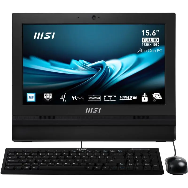 MSI Pro AP162T-007XES Intel N-N100/4GB/256GB SSD/15.6" Táctil FreeDOS