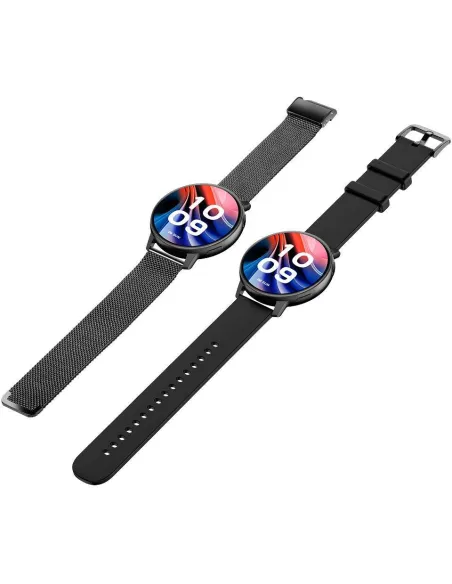 SPC Smartee Duo Classic 9652N Smartwatch AMOLED1.43" con Correa Metálica Negro