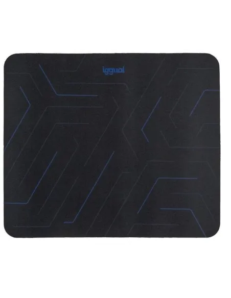 iggual Hexa 1 Alfombrilla de Ratón Negro, Azul
