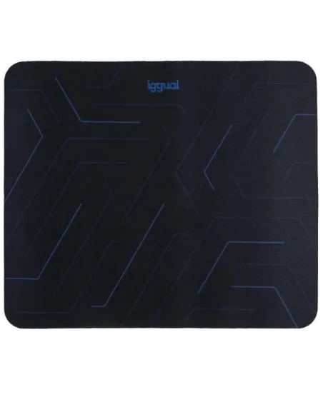 iggual Hexa 2 Alfombrilla de Ratón Negro, Azul