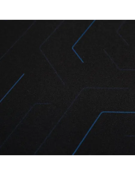 iggual Hexa 2 Alfombrilla de Ratón Negro, Azul