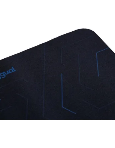 iggual Hexa 2 Alfombrilla de Ratón Negro, Azul